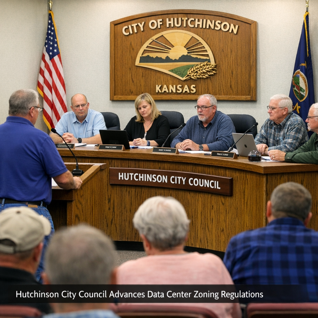 Hutchinson City Council Advances Data Center Zoning Regulations