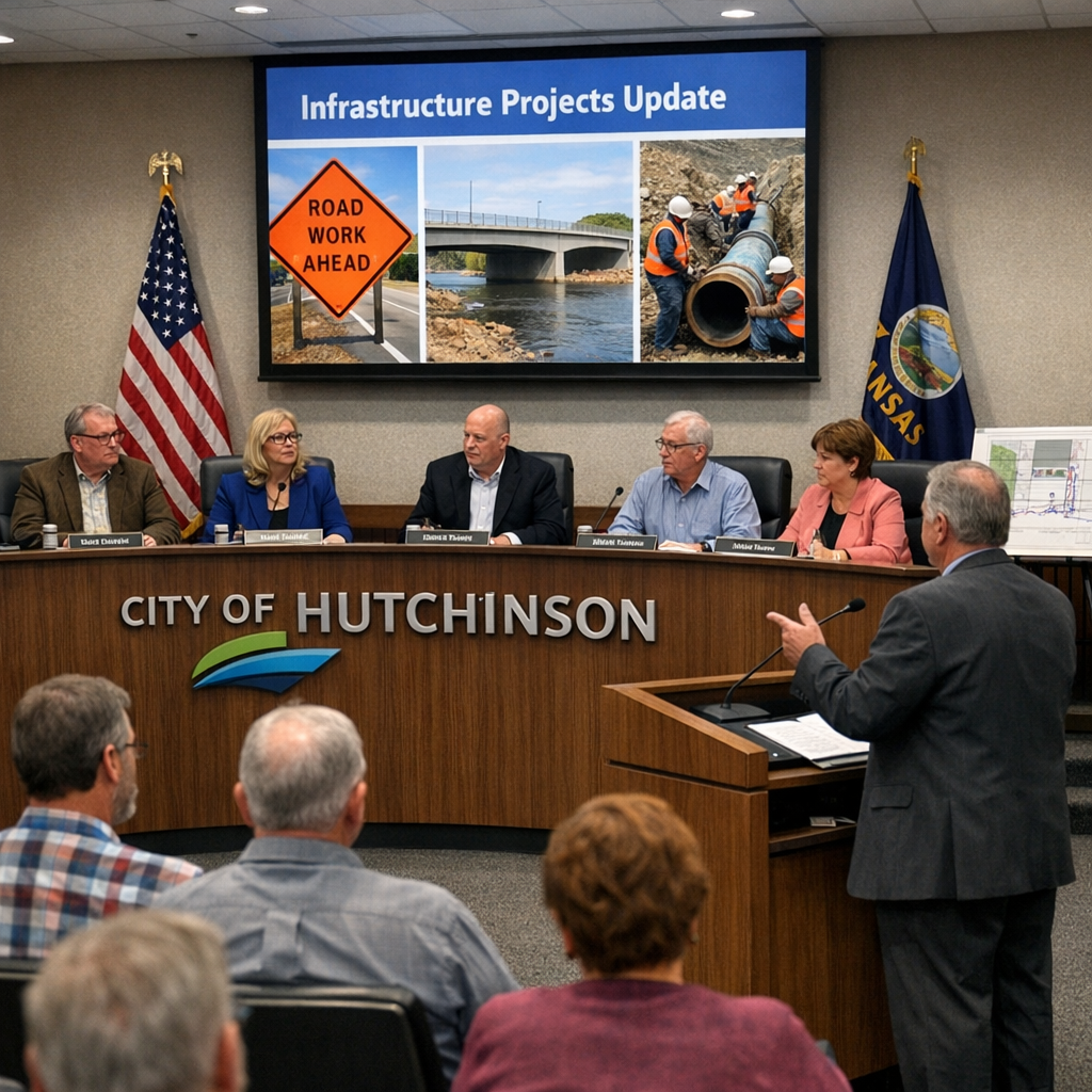Hutchinson City Council Advances Franklin Site Improvement Project and 2026 Street Upgrades